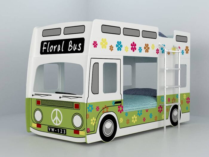 Køyeseng med buss design